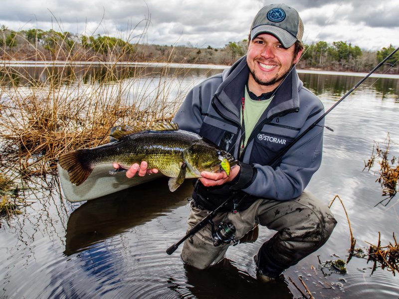 Crankbaits, lipless crankbaits and jigs slowly dragged across the bottom are all effective on deep, early-spring bass.