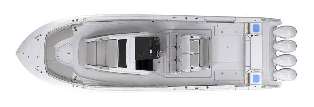 Pursuit S 428 deck layout