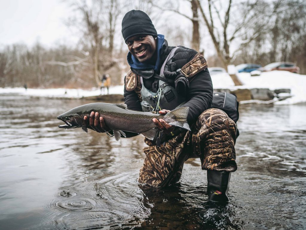 steelhead angler