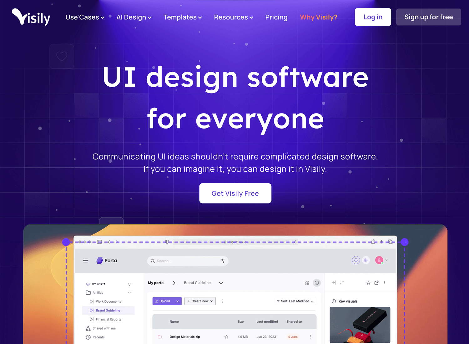 best ux design tools visily