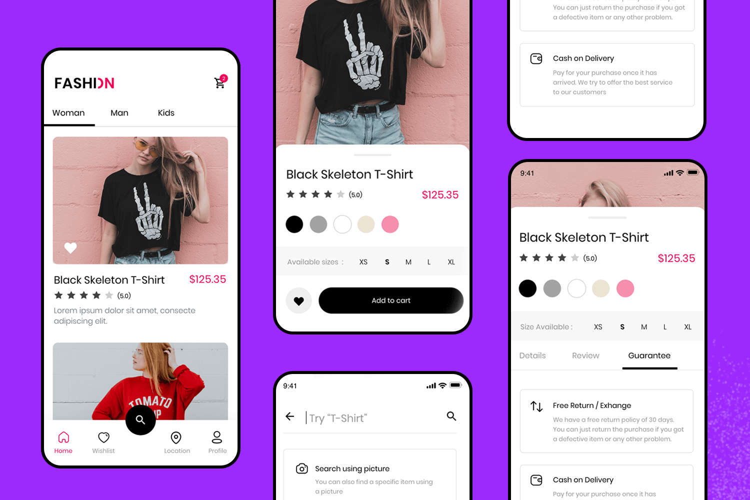 app template fashion justinmind