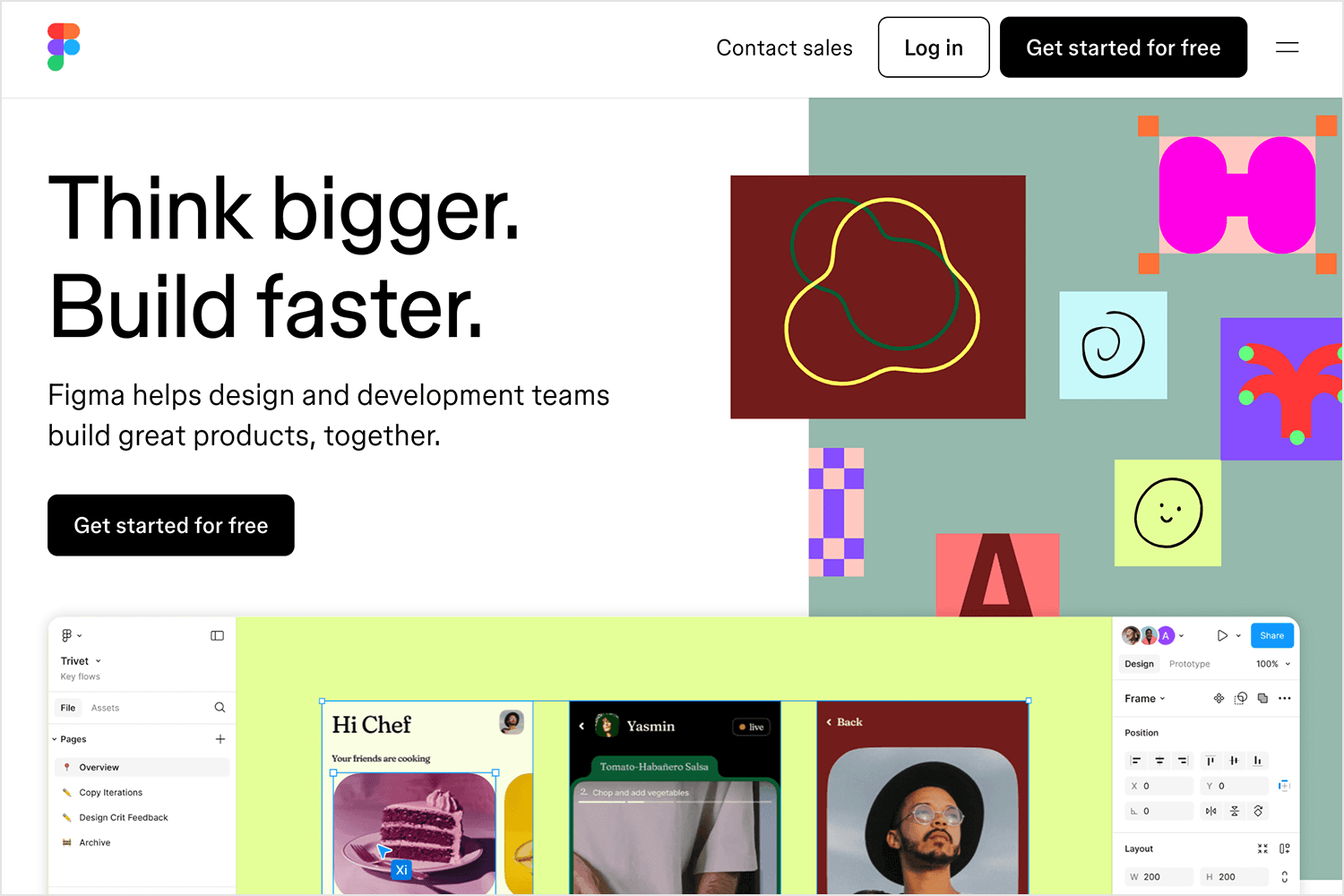 Figma design platform for collaborative prototyping and UI/UX development