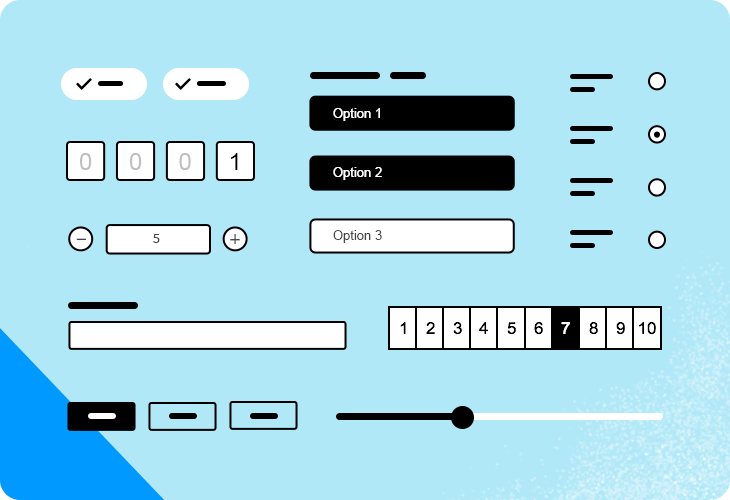 Forms and surveys UI kit for web and mobile