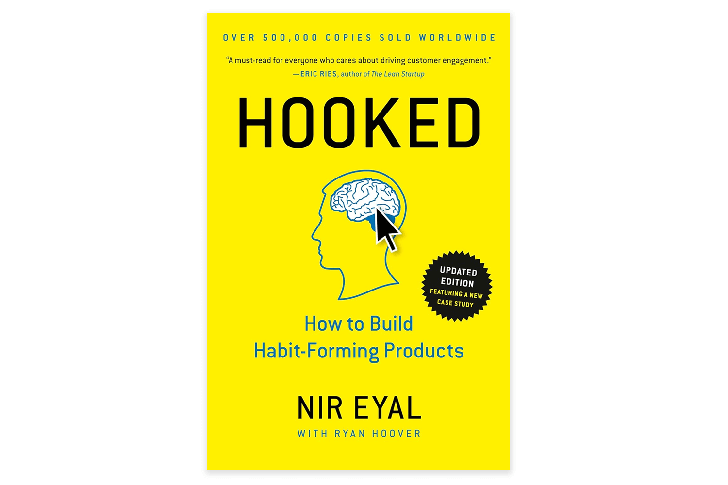 Cover of 'Hooked: How to Build Habit-Forming Products' by Nir Eyal, focusing on user engagement strategies