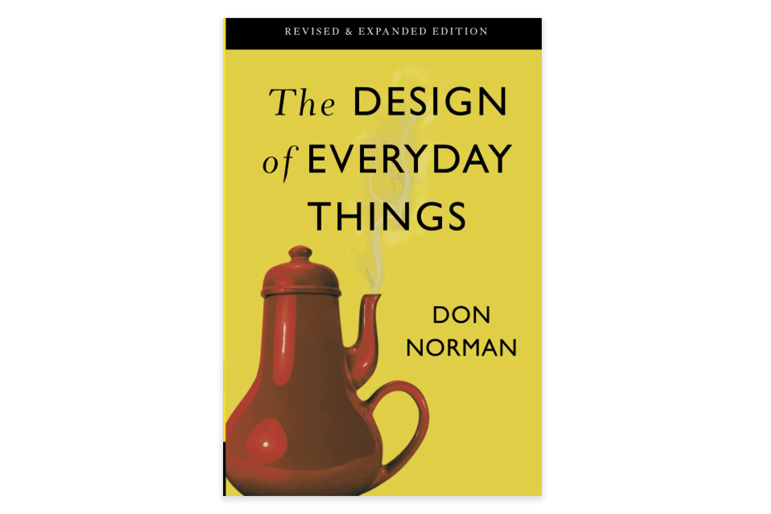 Cover of 'The Design of Everyday Things' by Don Norman, exploring usability and human-centered design