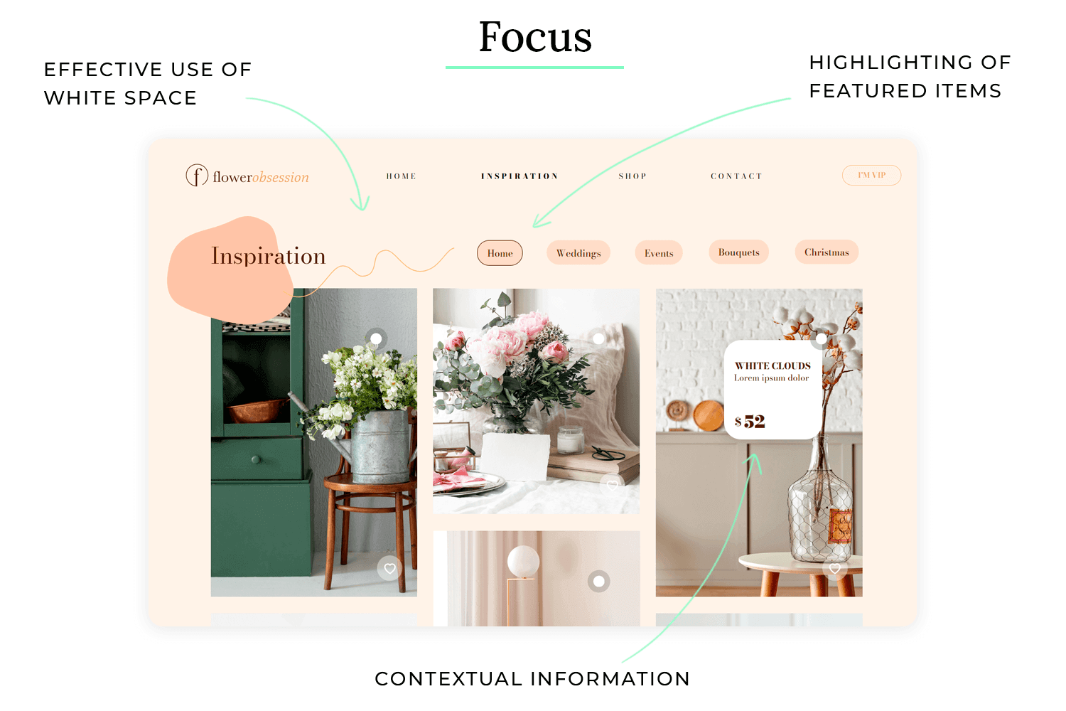 ui design principles focus