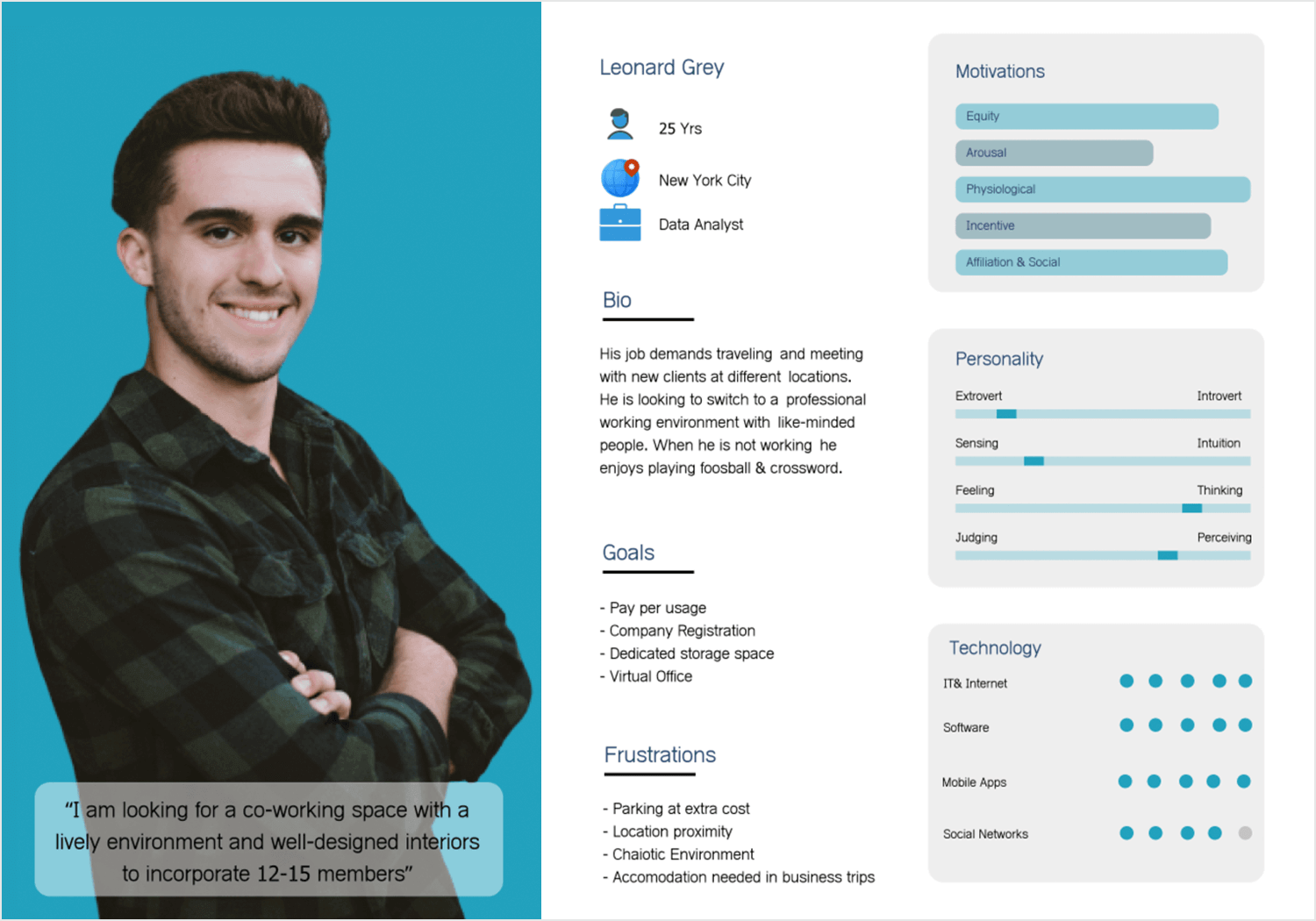 User persona templates - the data analyst